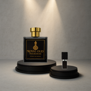 Royal Oud No. 8 Inspired by Black Afgano perfume bottle – luxury unisex scent