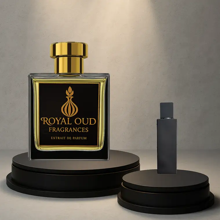 Royal Oud No. 42 Inspired by Myself perfume – men’s fragrance with bergamot, orange blossom, and patchouli.
