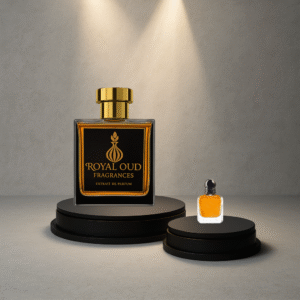Royal Oud No. 32 Inspired by Stronger With You perfume – men’s fragrance with chestnut, vanilla, and lavender.