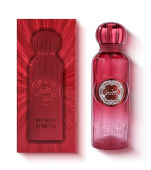 Gissah Martinique Osmanthus 200ml unisex fragrance with fruity, floral, and ambery notes.