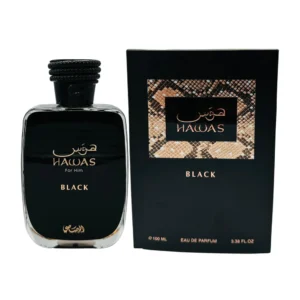Rasasi_Hawas_Black_1024x1024 Hawas Black men's perfume bottle with citrus and woody notes, 100ml.