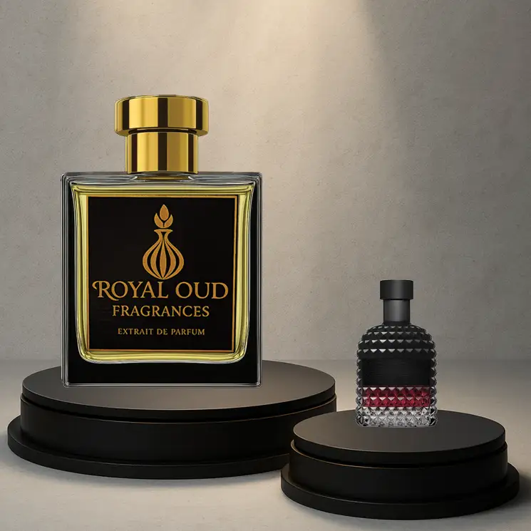 Royal Oud No. 41 Inspired by Uomo Intense perfume – men’s fragrance with vanilla, lavender, and vetiver.