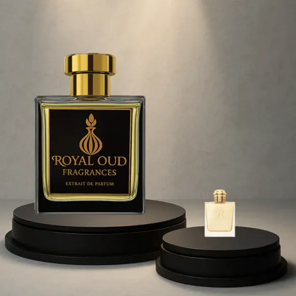 Royal Oud No. 12 Inspired by Goddess – luxury women’s perfume with vanilla, cacao, and lavender.
