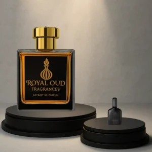 dark ford Royal Oud No. 19 Inspired by Million Gold For Her – luxury women’s perfume with pear, rose, and vanilla.