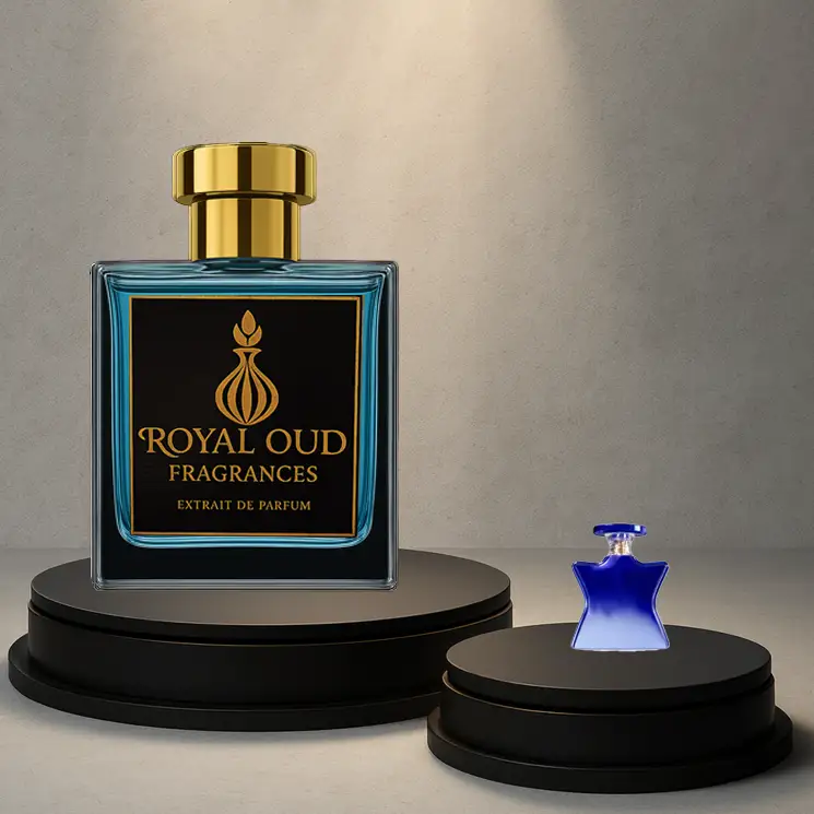 Royal Oud No. 29 Inspired by New York Nights perfume – unisex fragrance with caramel, coffee, and jasmine.