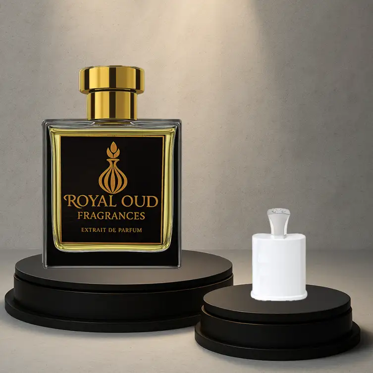Royal Oud No. 28 Inspired by Oud Silver Mountain Water perfume – unisex scent with bergamot, green tea, and musk.