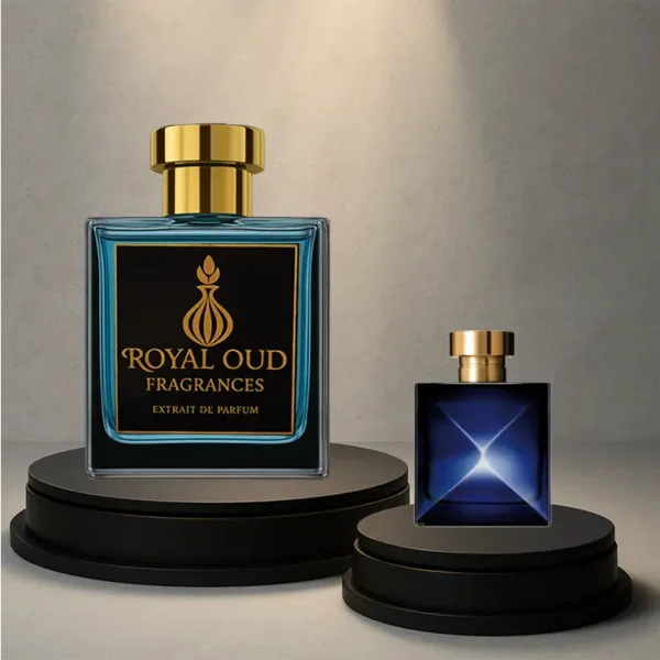 Royal Oud No. 64 Smells Like Dylan Blue perfume – men’s fragrance with bergamot, ambroxan, and incense.