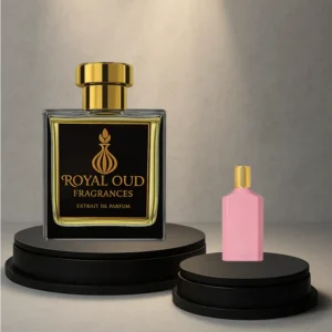 Royal Oud No. 61 Smells Like Flora Gardenia perfume – women’s fragrance with pear blossom, gardenia, and brown sugar.