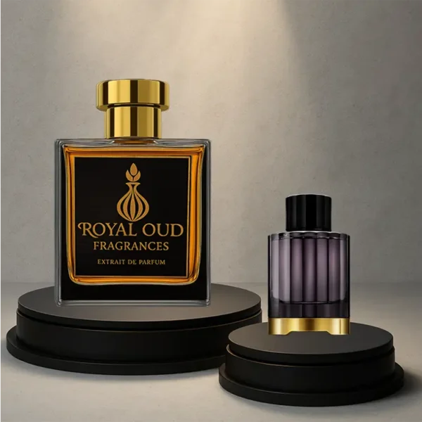 Royal Oud No. 60 Smells Like Nightfall Patchouli perfume – unisex fragrance with labdanum, rose, and patchouli.
