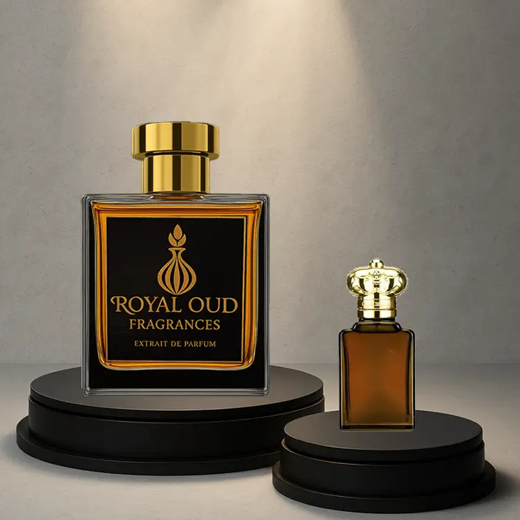 Royal Oud No. 80 Smells Like C perfume – unisex fragrance with saffron, leather, oud, and amber.