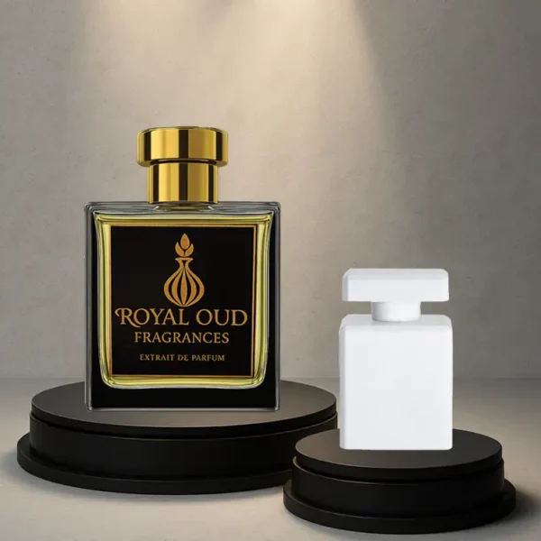 Royal Oud No. 93 Smells Like Musk Therapy perfume – unisex fragrance with white musk, black currant, citrus, and sandalwood.