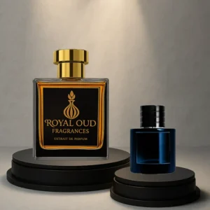 Royal Oud No. 75 Smells Like Sauvage Elixir perfume – men’s fragrance with nutmeg, lavender, and amber.